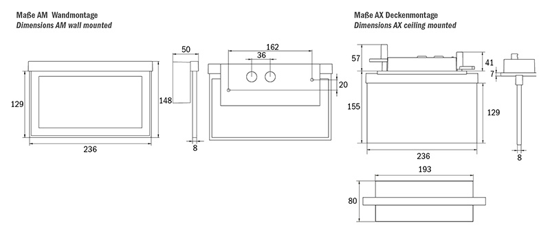 Abmessungen Abmessungen